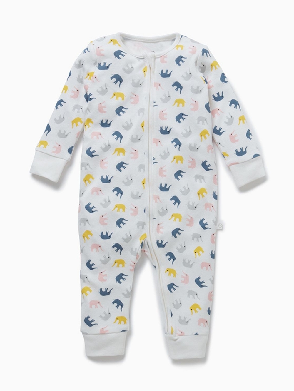 NWT Baby MORI Zip Up Pajama 9-12M